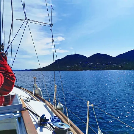 船屋 Stlocavoile 2, Seuls A Bord D Un Voilier Dans Le Golfe